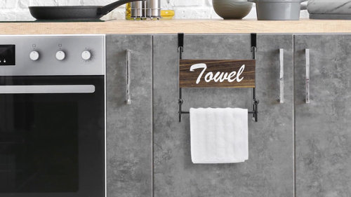 Stove towel online holder